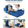 Modular Kids Play Couch, K12 320+DIY Convertible Foam Play Couch for Boys & Girls, Versatile Kids Play Couch Building Fort 4