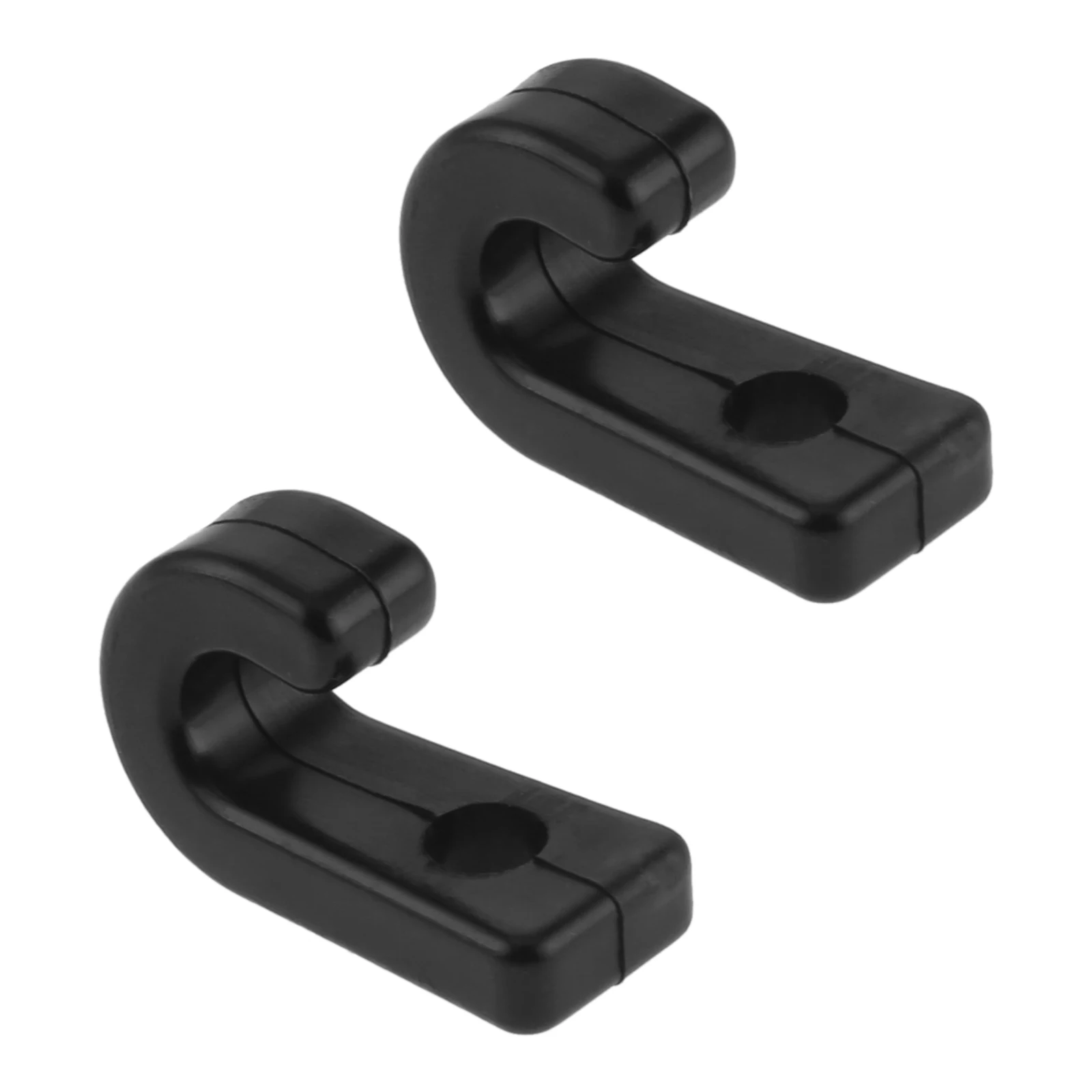 Description Picture 6 of item6Pcs Kayak Nylon Bungee Hooks Lashing Shock Cord J-type Hook Black Tie Down Deck Buckle for Canoe Paddle Board Boats Accessories