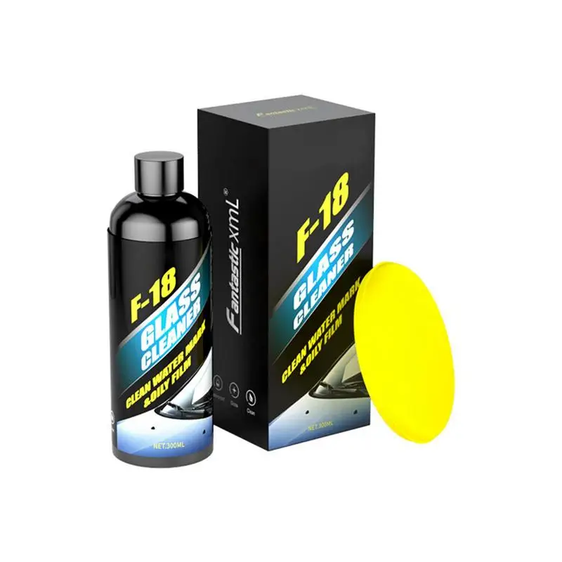 

Car Glass Oil Film Remover 300ml Auto Windshield Cleaner Car Glass Oil Film Cleaner Oil Film Stain Remover Windshield Cleaner