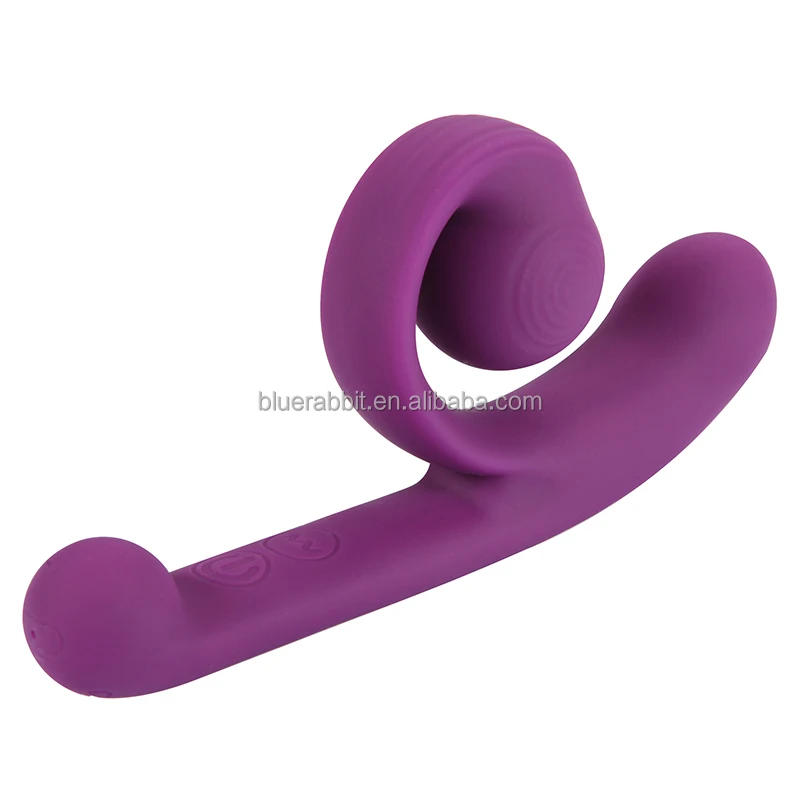 Snail Vibrators Luxury Clitoral Vibrator Rechargeable Angled Sex Toys Curved Sliding Dual Stimulator G-Spot Snail Vibe