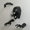 HOT Xenomorph Head Wall Art - 4Pcs/set Giant Alien Xenomoprh - Xenomorph Mask- Facehugger Mask - Towel Rack Hooks 5