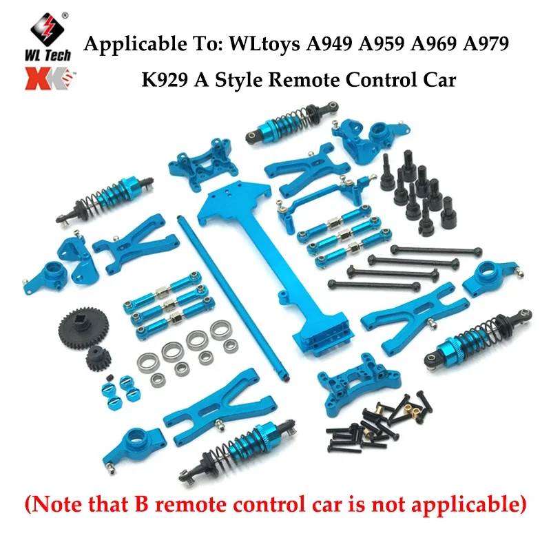 WLtoys A959-B A969-B A979-B RC 자동차 예비 부품, 하단 A959-B-28 업그레이드 금속 차동 액세서리, A949 A959 A969 A979