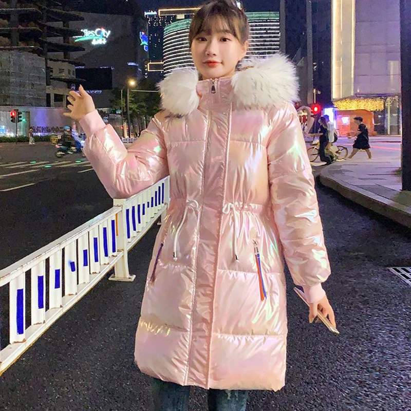 

Яркая Женская хлопковая куртка, модная офисная хлопковая куртка свободного покроя, зима 2023