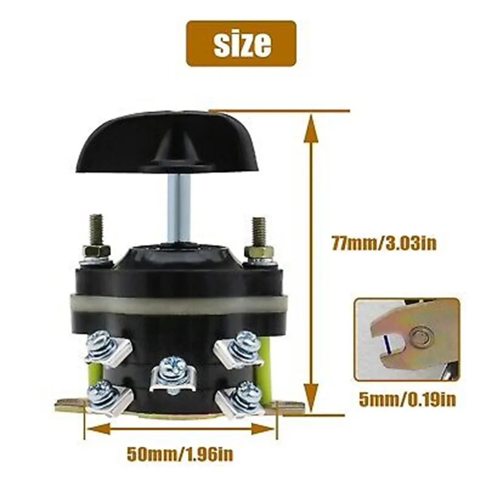 Forward Reverse Switch Effortless Handling 380V 10A 3 Gears Forward Reverse Switch for Electric ATVs Pedicab Go kart