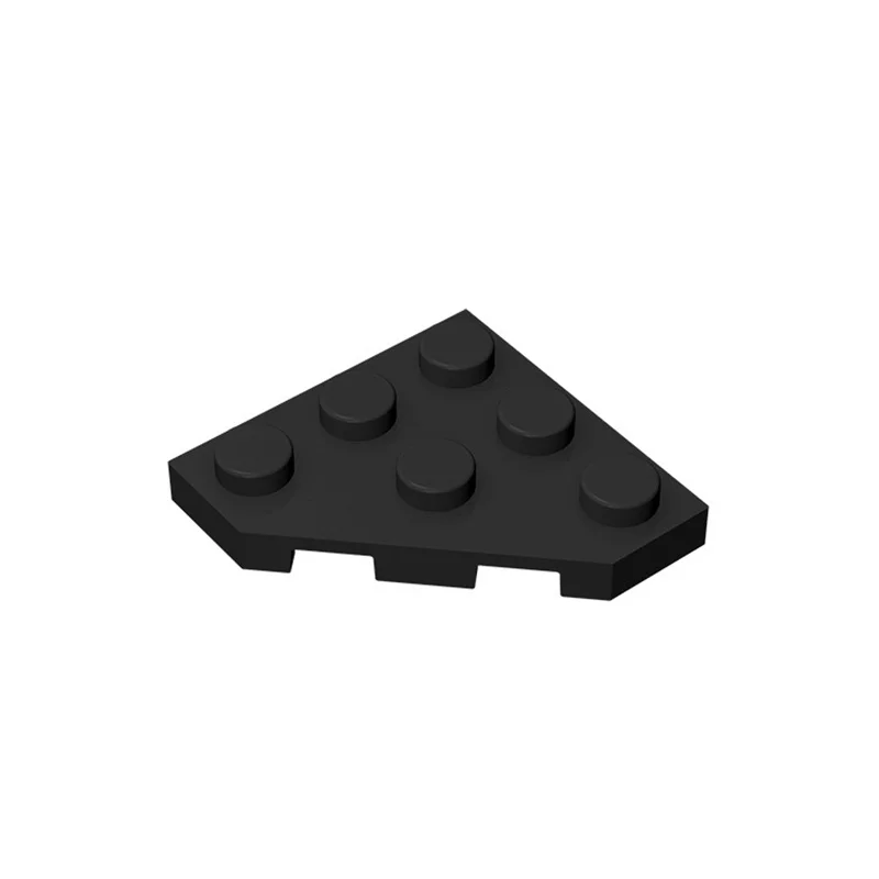 10PCS 퍼즐 입자 2450 플레이트 3x3 컷 코너 빌딩 블록 웨지 플레이트 벽돌 DIY 장난감 어린이 키즈 선물