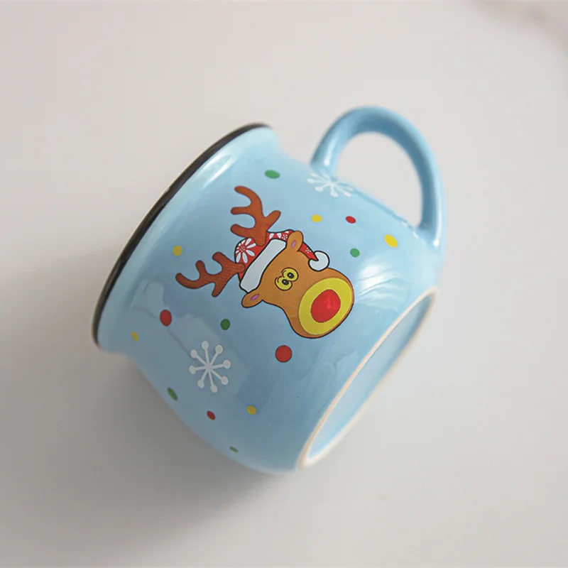 Festive Ceramic Santa Mug