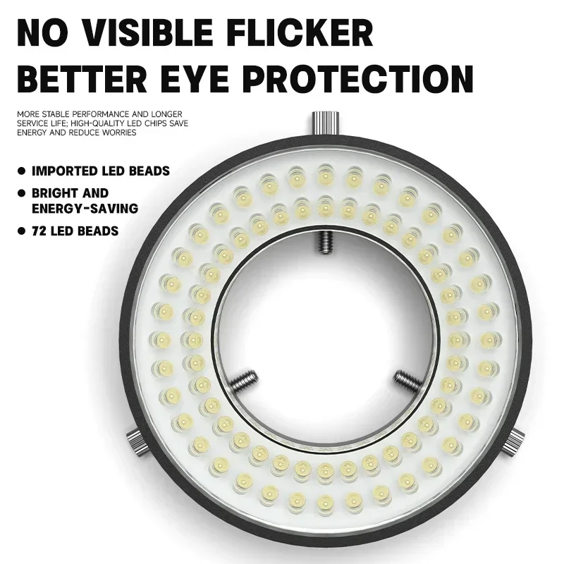 Ultra-Bright LED Microscope Light Source with Anti-Glare Technology