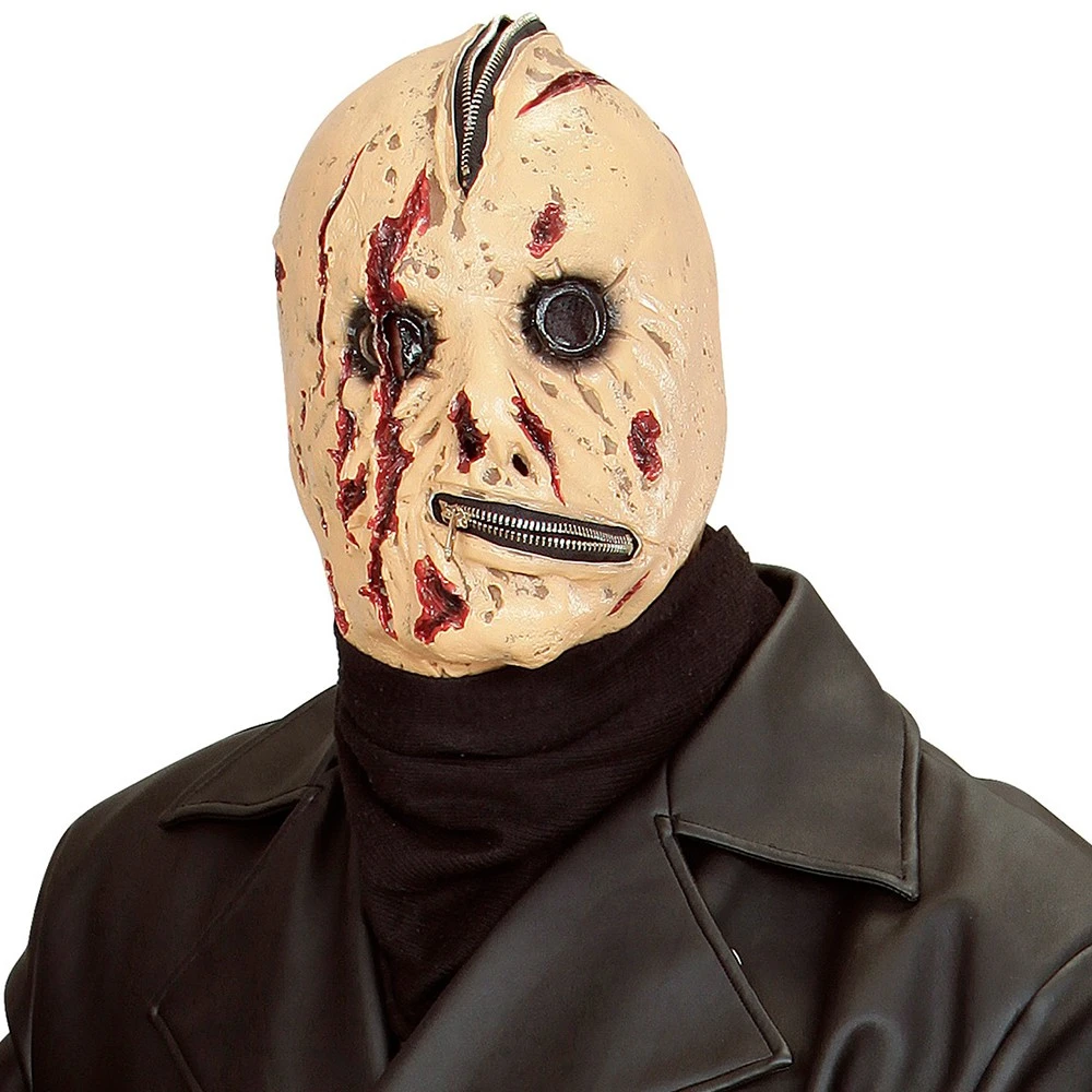 

Маска зомби на Хэллоуин, страшные манекены, маски для лица, латексная страшная молния, стандартная Бесплатная доставка