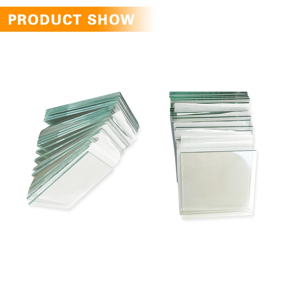 New 50x50x1.1mm 10 Ohm/sq 50pcs Lab Transparent Conductive