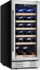 Cooler Refrigerator - 30 Bottle Wine Fridge with Stainless Steel Refrigerator& Double-Layer 1