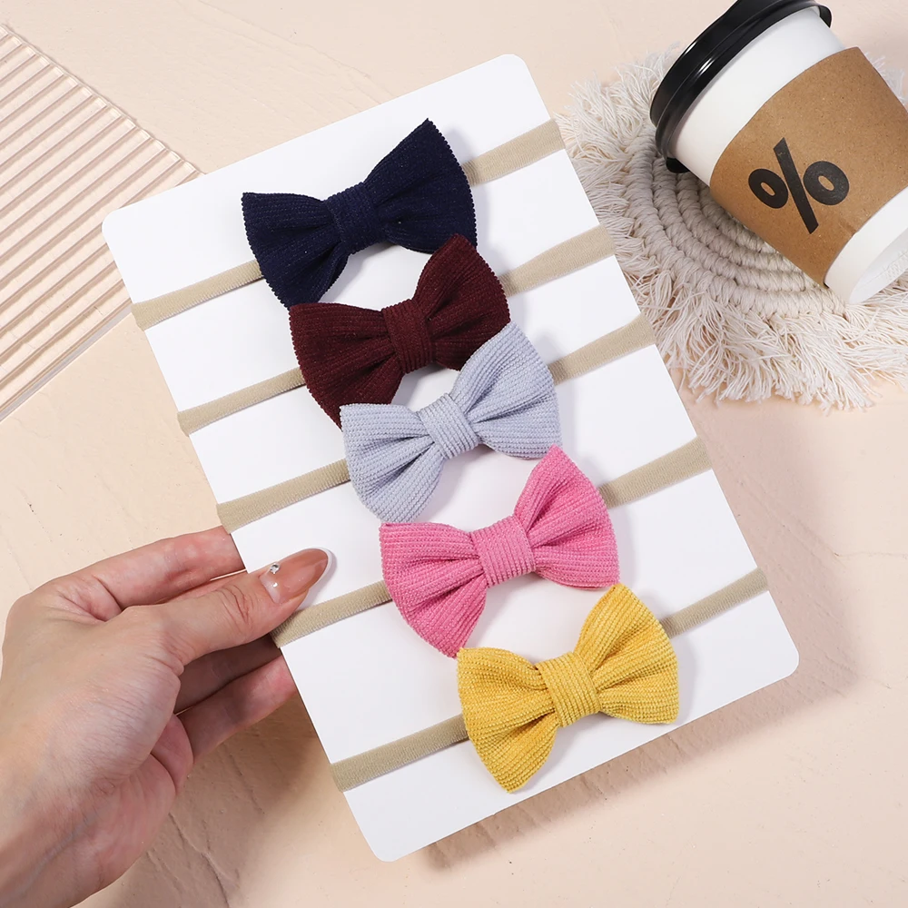 Zestaw opasek dla dziewczynki z kokardką - obrazek 6