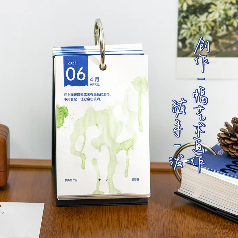 

Play Bad Calendars 2023 New Fun Decompression Ins Style Decoration 365 Days Flip Page Hand Tear Table Calendar Creative Notes
