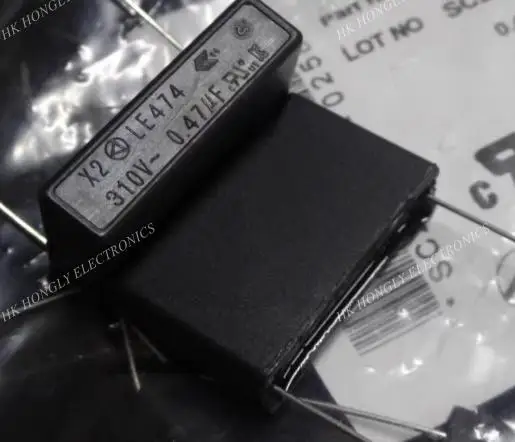 2 Condensateurs MKP X2 Kemet 0,47µF 275V - Film Polypropylène - Neufs Sous Emballage