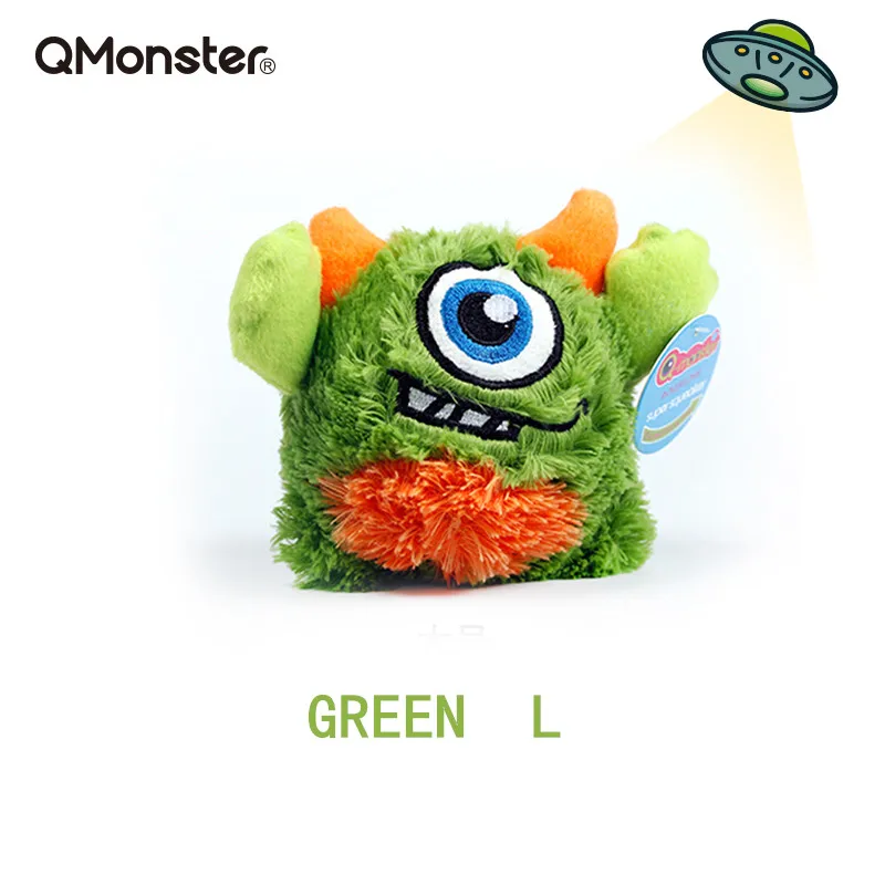 Q-monster Pet Vocal Toy,Built-in Sound Ball,Fun, Interactive Dog Toys,Fetch & Soft,Sturdy Toy for Indoor Play 6
