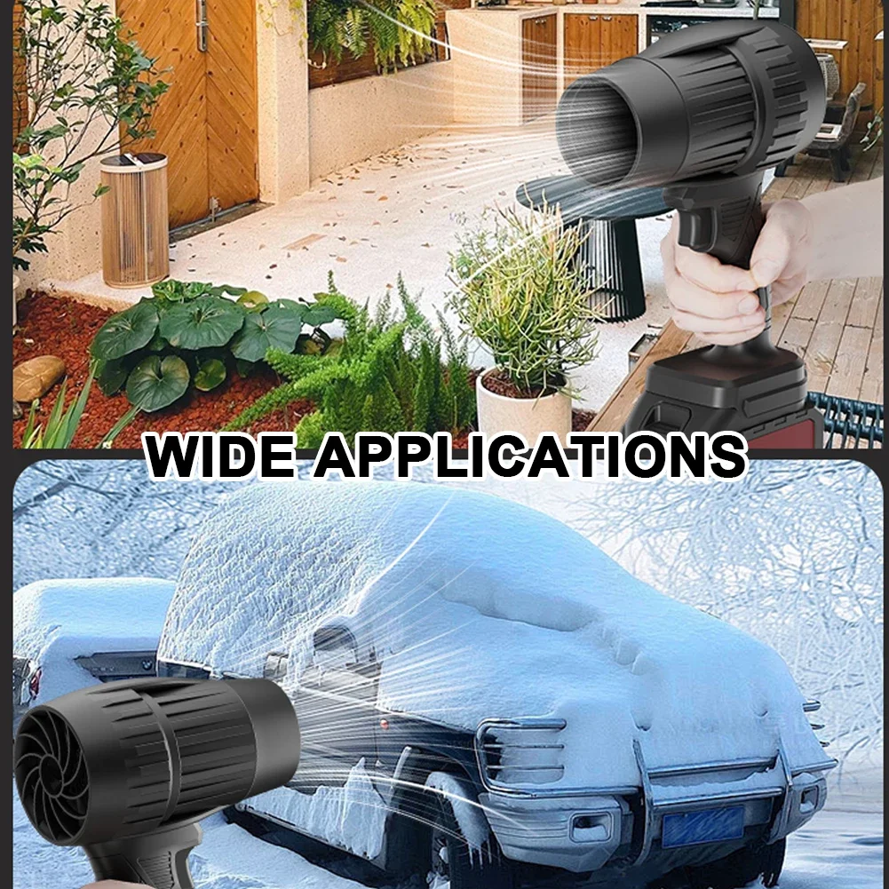 JANGKLIFE Stepless Speed High Power Leaf Blower Handheld Mini Jet Fan for Makita Battery 5