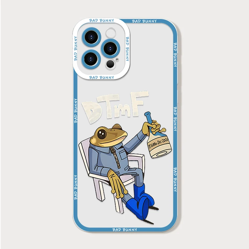 Bad Bunny DTMF Clear Phone Case - Enhanced Protection & Stylish Design