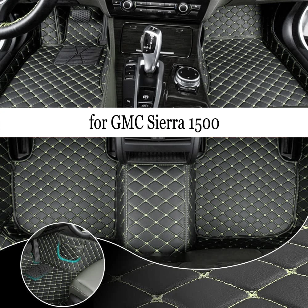 

Коврик автомобильный под заказ для GMC Sierra 1500 2010-2015, Модернизированная версия, аксессуары для стоп, ковер