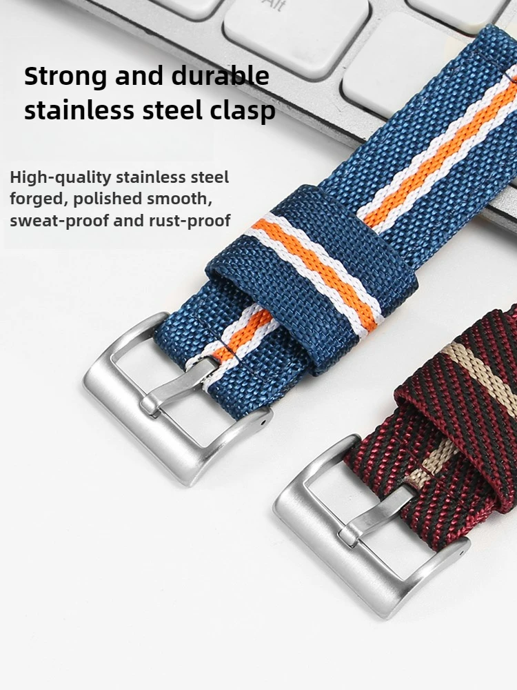 Men's Nylon Watch Strap - Durable and Stylish for Versatile Everyday Wear