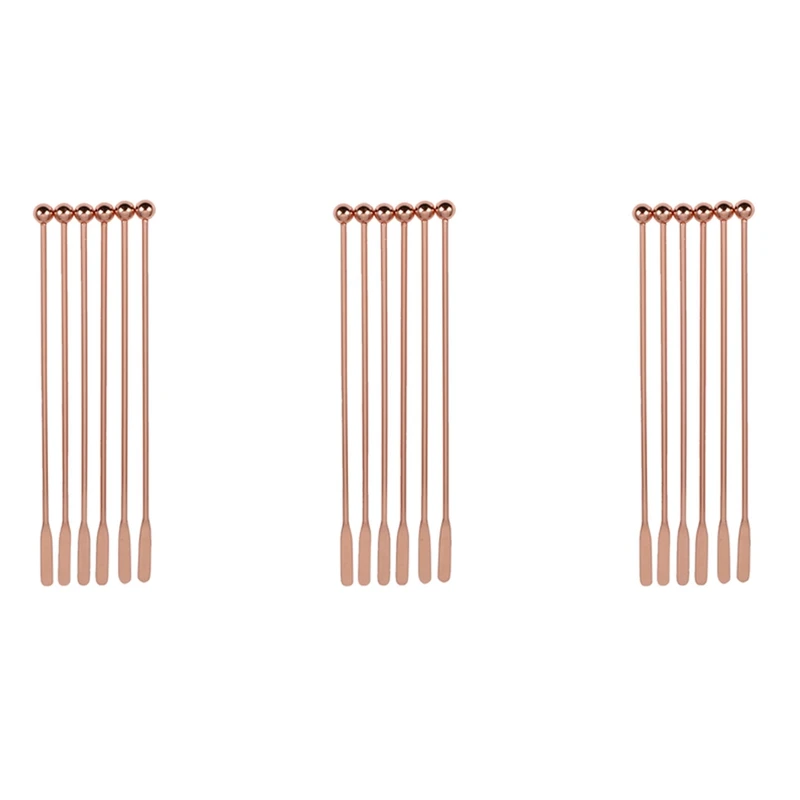 

Stainless Steel Coffee Beverage Stirrers Stir Cocktail Drink Swizzle Stick,Coffee Stir Stick Set Of 18