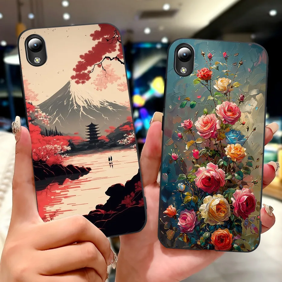 Stylish Painted Soft Silicone Phone Case Cover
