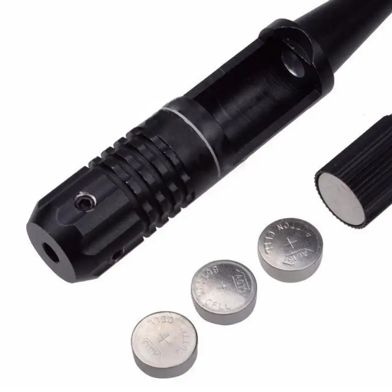 Durable Red Laser Bore Sighter Set for Any .22 To .50 Handguns Scope Collimator Kit Adjustable Caliber Adapters Rifles With Box