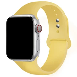 Premium Silicone Sport Strap - S - M (46 New Milk Yellow)