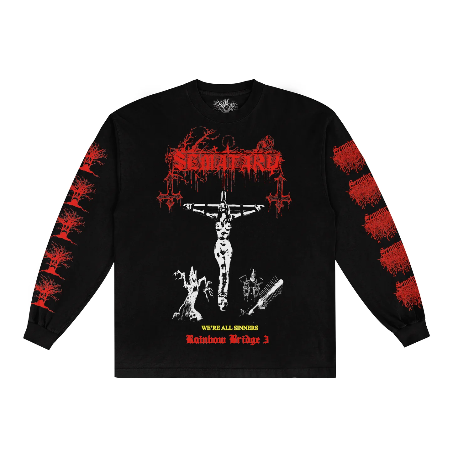 ♥︎︎∗︎*゜y2k ゴシック グランジ ダメージ加工 ロンTセット ロック レア Harajuku Punk Vintage Anzüge 2000er Jahre Gothic Rot 3