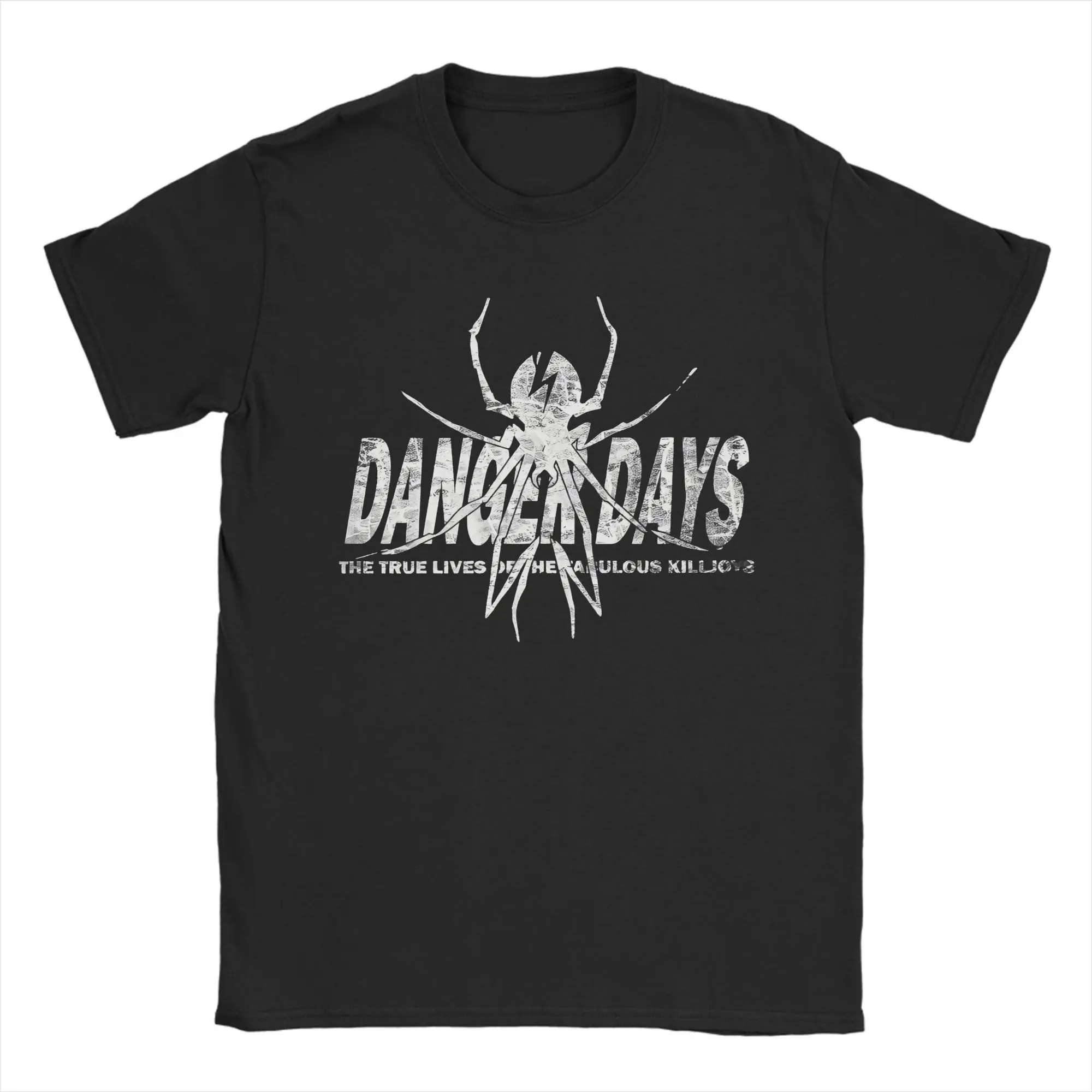 My Chemical Romance Danger Days Spider Graphic Cotton T-Shirt - Men's Casual Hip Hop Tee Shirt