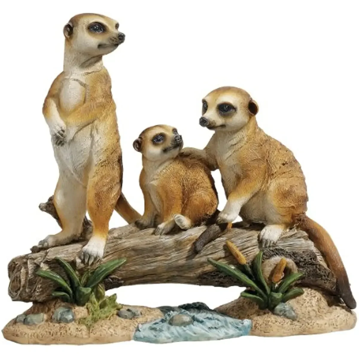 

Design Toscano QL57089 Meerkat Clan Garden Animal Statue, 38 cm, Polyresin, Full Colour