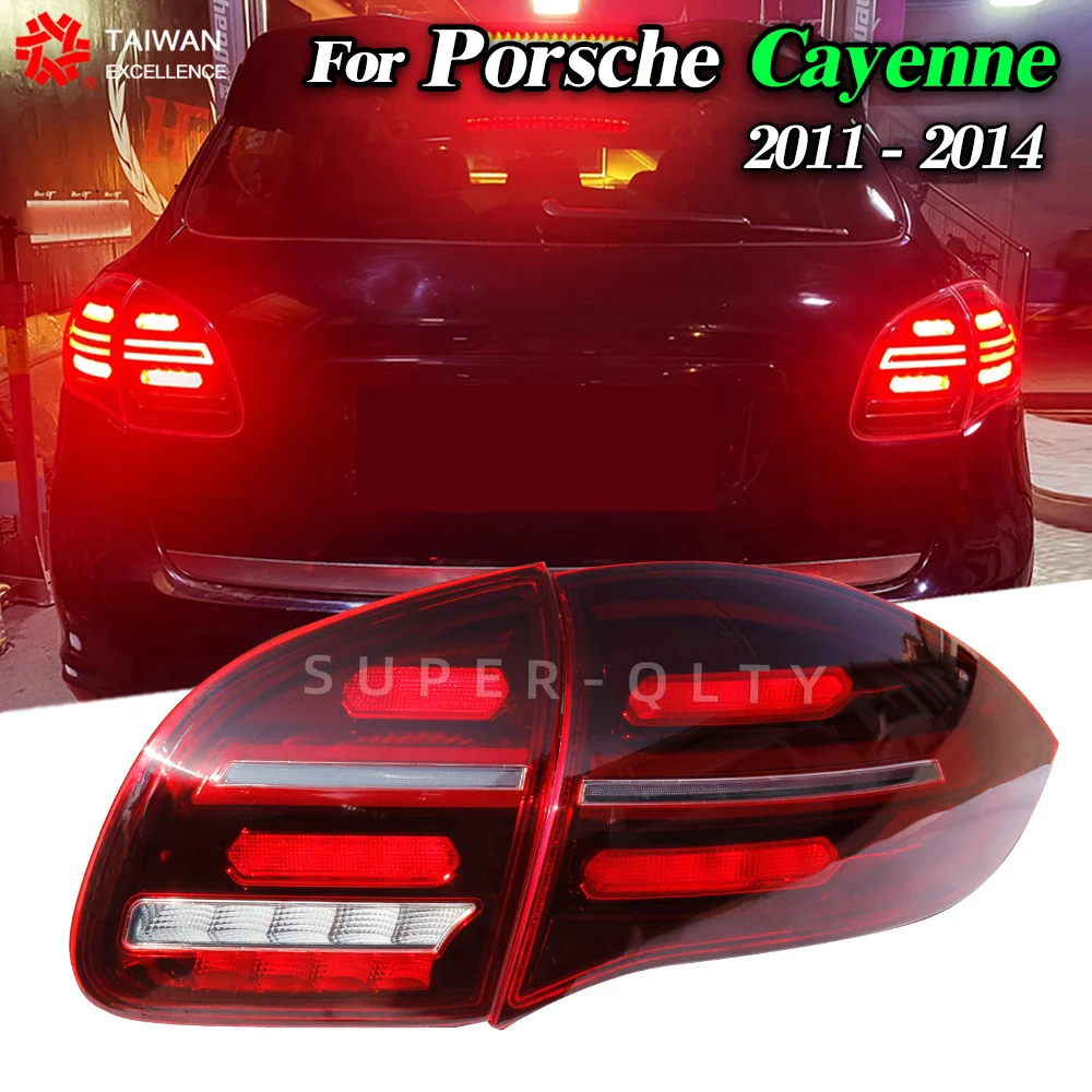 

Taillight For Porsche Cayenne 2011-2014 LED Dynamic Taillight Rear Fog Lamp Turn Signal Full LED Tail Light