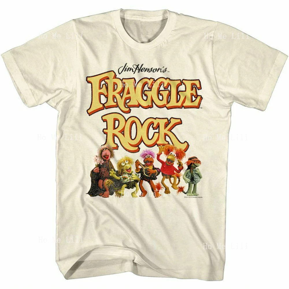 Crazy All-Singing Muppets Fraggle Rock Uomo Donna T-Shirt Oversize