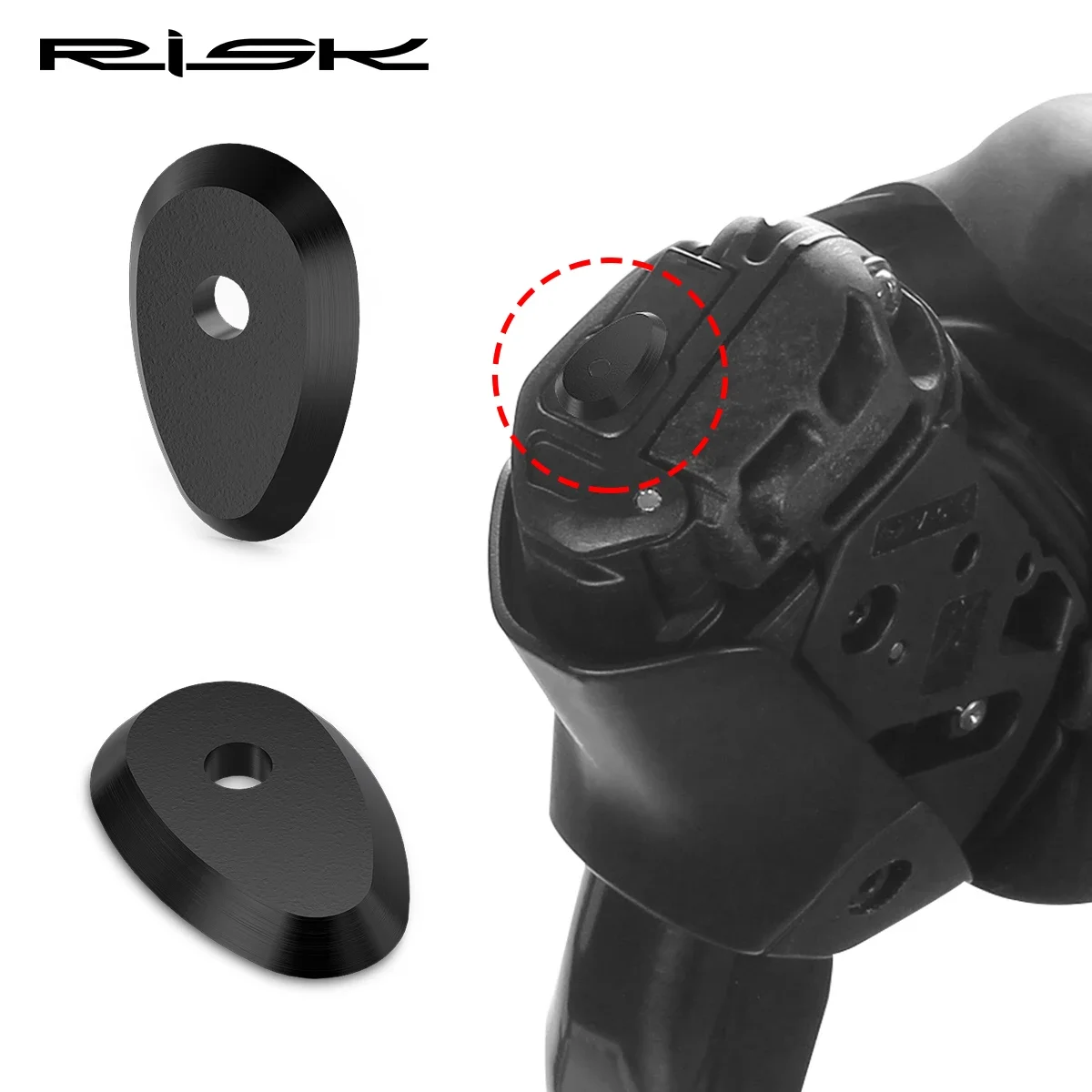 ラッカロージアダンテ　調整パーツ付き RISK ロード自転車電子シフトレバーカスタムボタンワッシャー