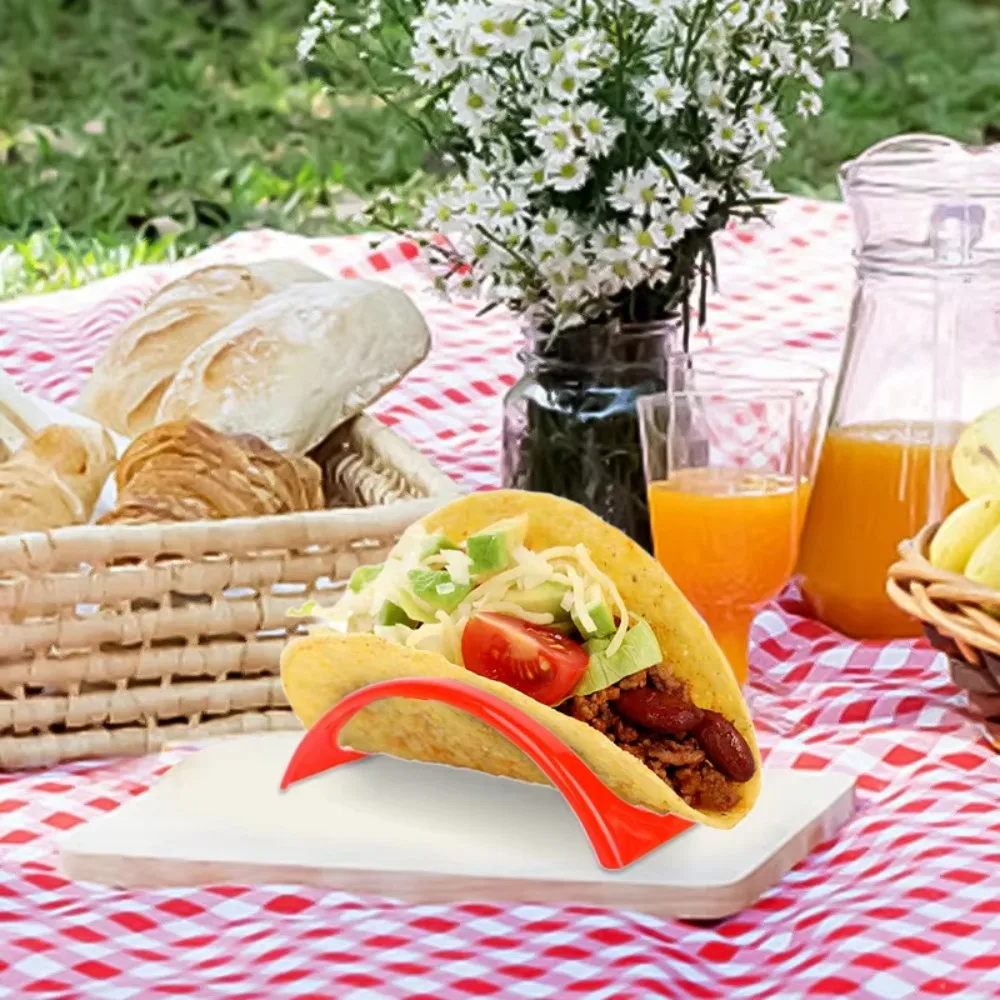 Taco Rack 6pcs Plastic Durable Mexican Pancake Holder