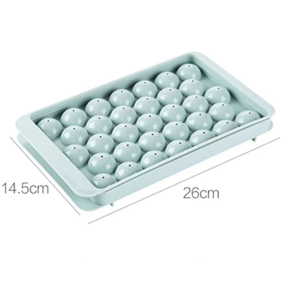 33 Ice Cube ball Trays with covers Diamond Shape Easy-Release PP