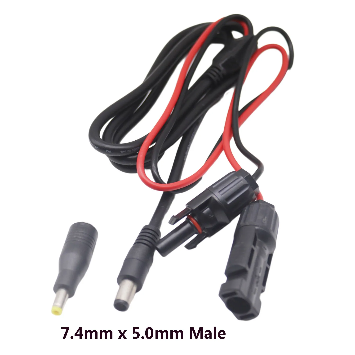 

Solar Panel Connector to DC 7.4mm x 5.0mm Adapter Cable Waterproof Solar Power Cable for Solar Generator Portable Power Station