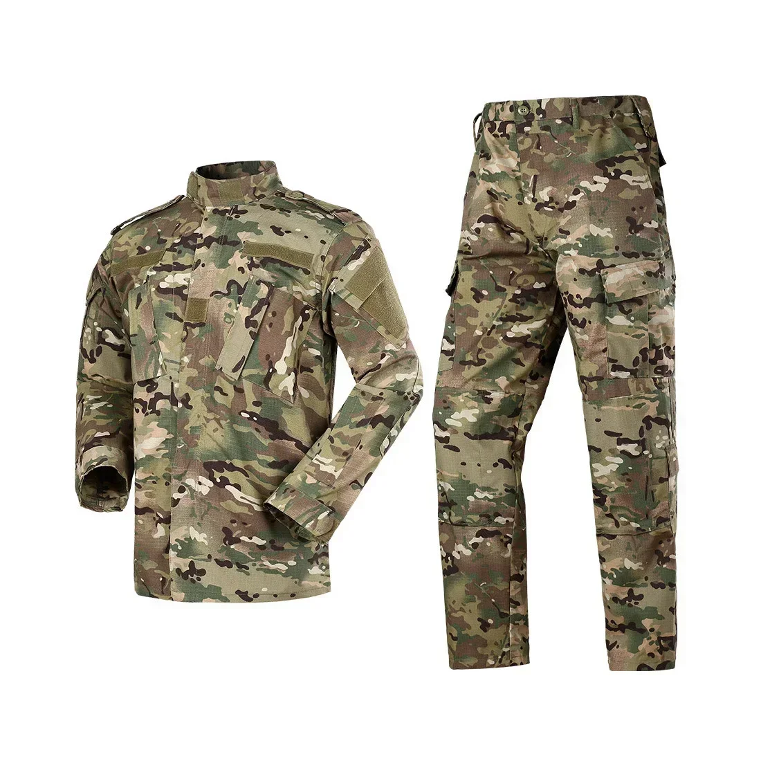 2025 Uniforme da esterno Camo Set da combattimento tattico Tuta da caccia Uniforme Tute tattiche Abbigliamento da uomo Abiti da lavoro - immagine 3