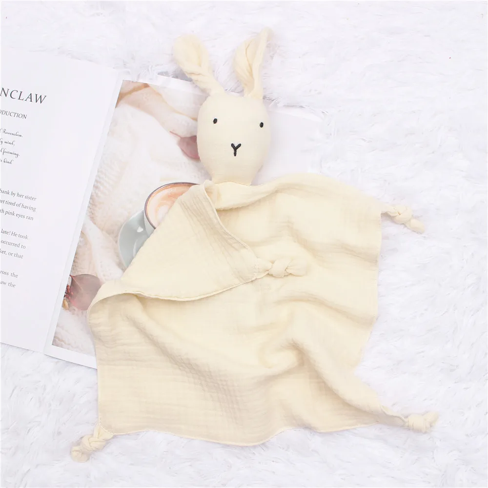 3-12 Months Baby Bath Towel Soft Bath Towel Cartoon Rabbit Doll Toy For Kids Boys Girls Easter Gift 6