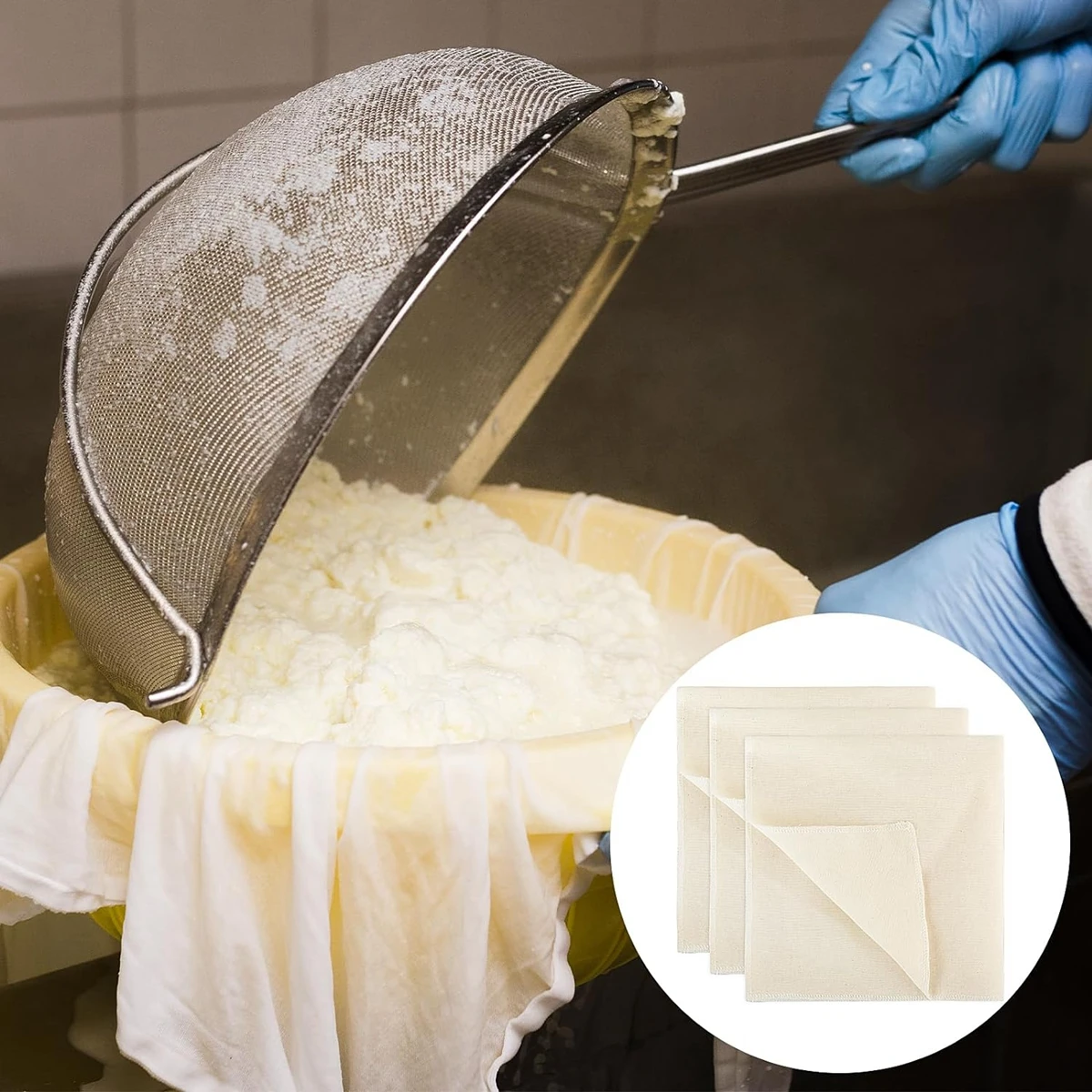 Description Picture 5 of itemReusable Beer Brewing Strainer Bags Cheesecloths for Straining Homebrew Brewing Cheese Cloth Strainers Beer Wine Making Filter