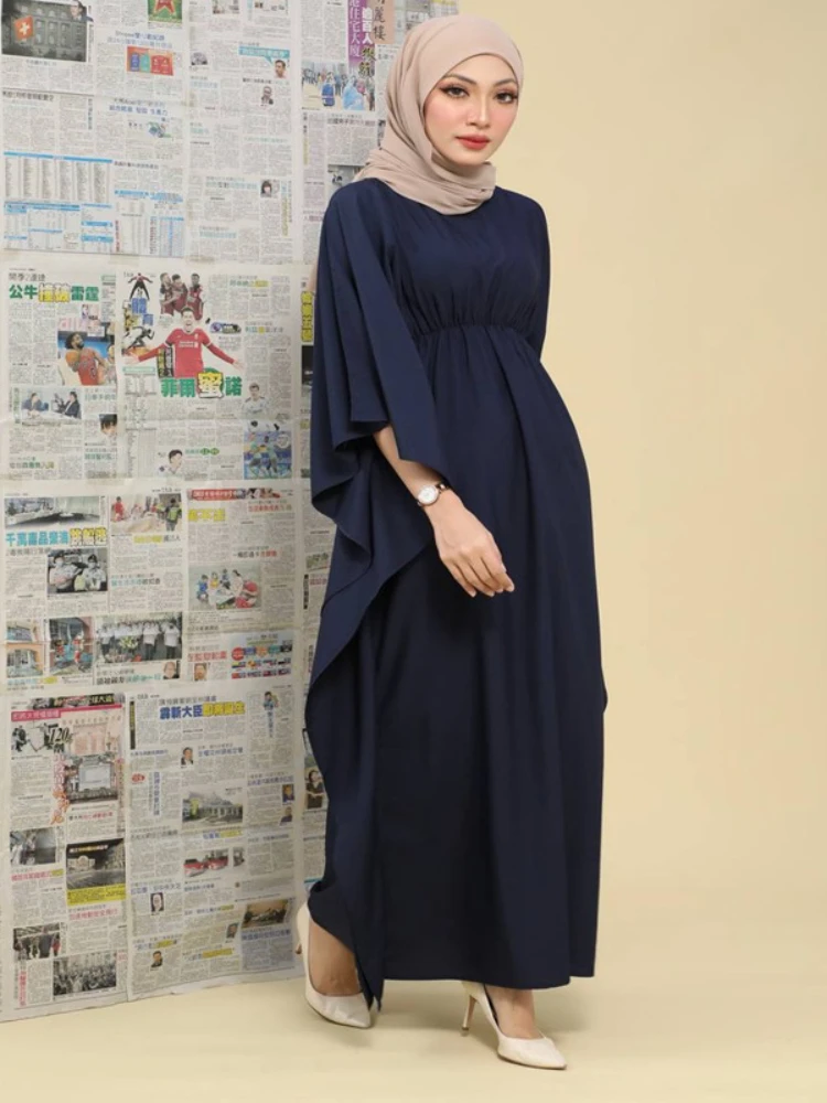 Ramadan Muslim Women Dress Abaya 2023 Eid Prayer Garment Djellaba