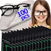 1/100Pcs Super Anti-fog Glasses Cloth for Eyeglasses Wipes Lens Cloth Defogger Suede Pre-moistened Chamois Sunglasses Wipes 1