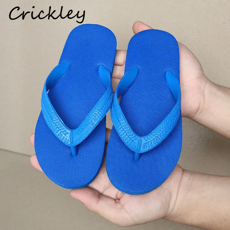 

New Solid Children Slippers Summer Casual Beach Outdoor Child Boys Girls Flip Flops Soft Bottom Comfortable Home Kids Slippers