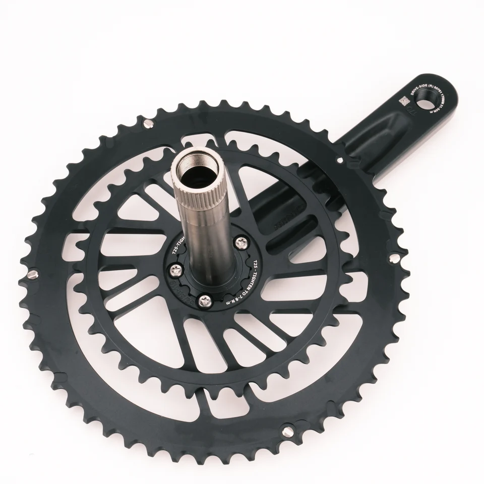 SENICX ロードバイククランク34/50 BSA DUB アルミ合金金属CNC生産 (170MM(34/50)BSA) 170⁄172.5⁄175mm ロードバイク用クランクセット BB付き 34-50T GXP