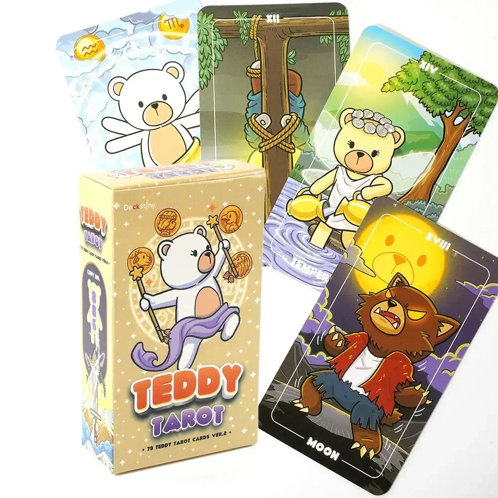 Deckstiny의 테디 타로 Ver.2 The Wandering Moon Divinat..
