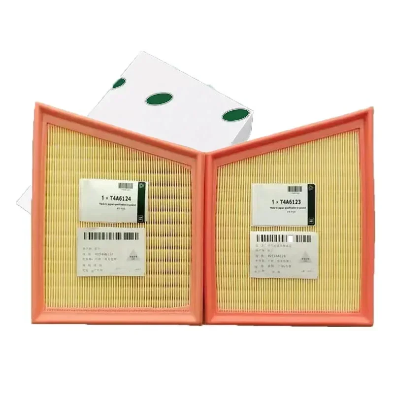 Air Filters T4A6124 T4A6123 For JAGUAR F-PACE X761 2.0 3.0 5.0 XE X760 XF X260 LAND ROVER RANGE ROVER VELAR L560 air filters car filter