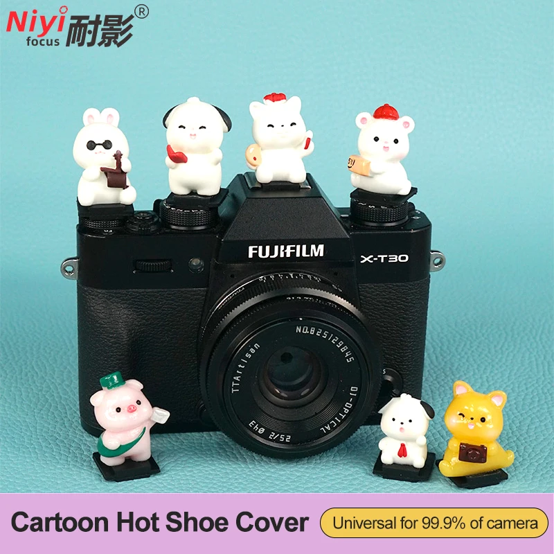 Universal Hot Shoe Cover Cute Cartoon Rabbit Cold Shoe Dustproof
