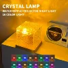 Ocean Wave Aurora Projector Light Remote 16 Colors RGB Dimmable Water Ripple Flame Crystal Lamp for Living Room Study Bedroom 4