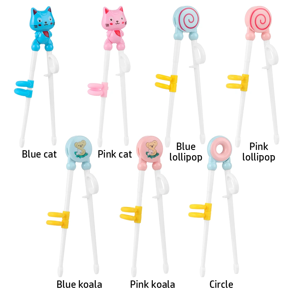 Plastic Cartoon Animal Training Chopsticks for Kids