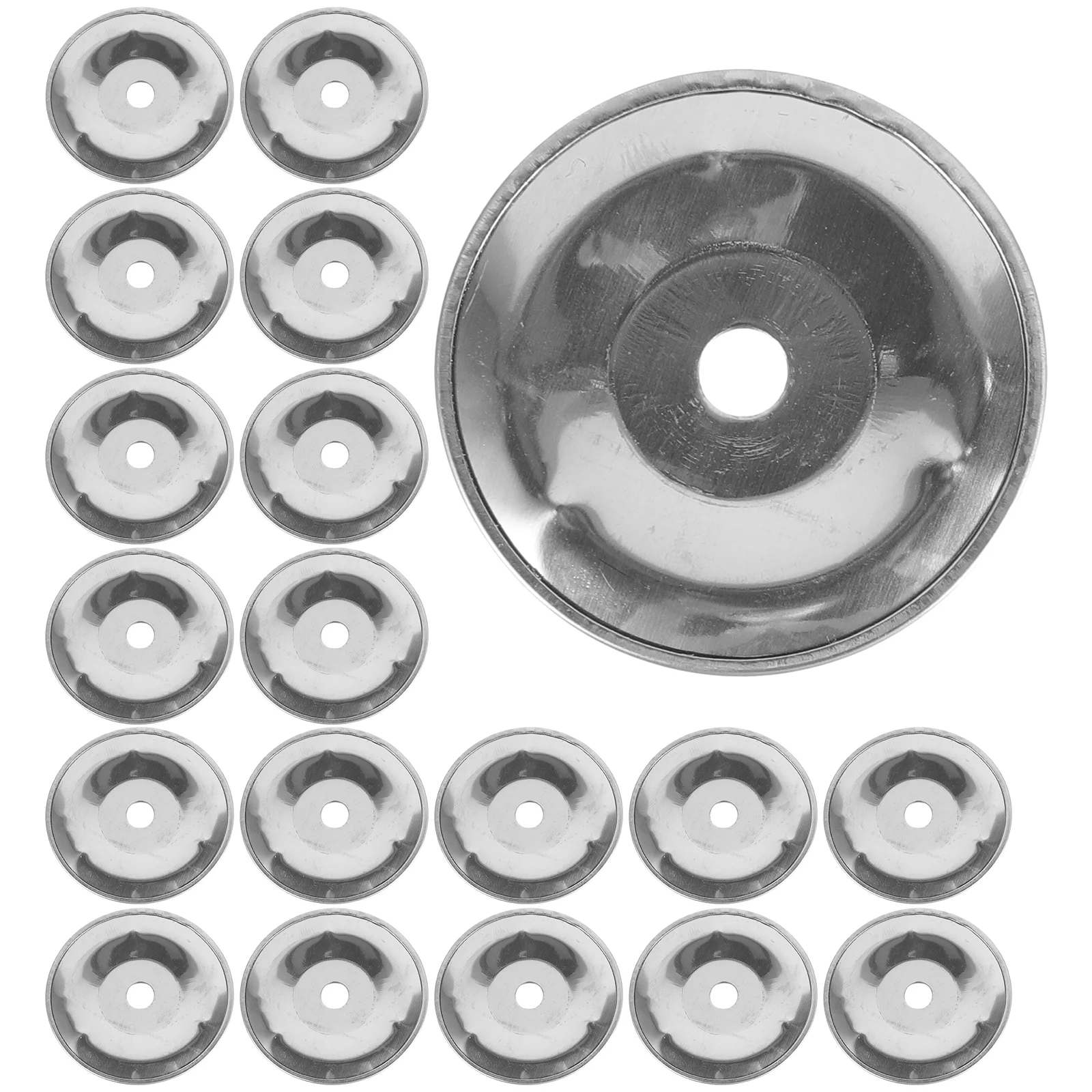 50 Pcs Cymbal Ching Ring Drum Accessories Snare Tambourine Ring Percussion Instrument Cymbal Bell Drum Set Replacement Parts