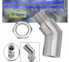 Automobile modification exhaust pipe oxygen sensor connector 45 degree /135 degree extension connector 1
