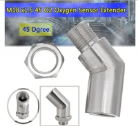 Automobile modification exhaust pipe oxygen sensor connector 45 degree /135 degree extension connector 1